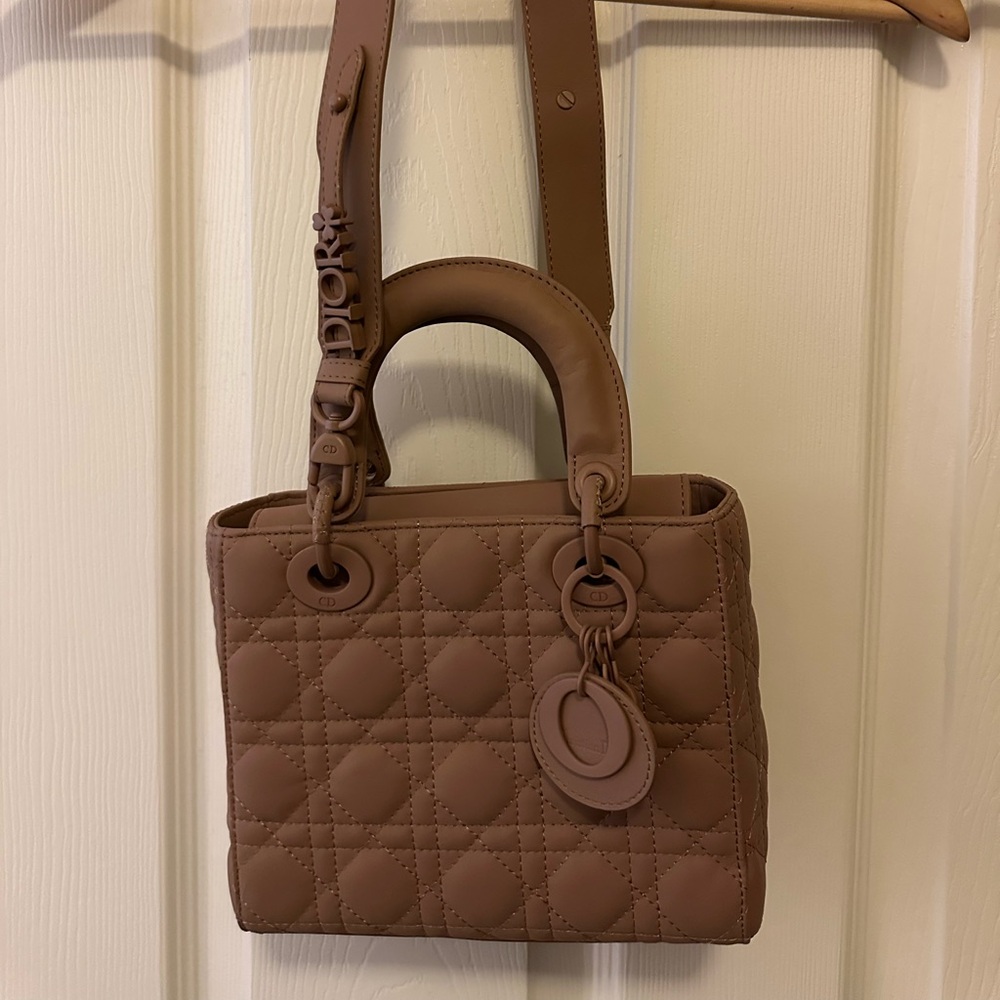 Brown Quilted Handbag